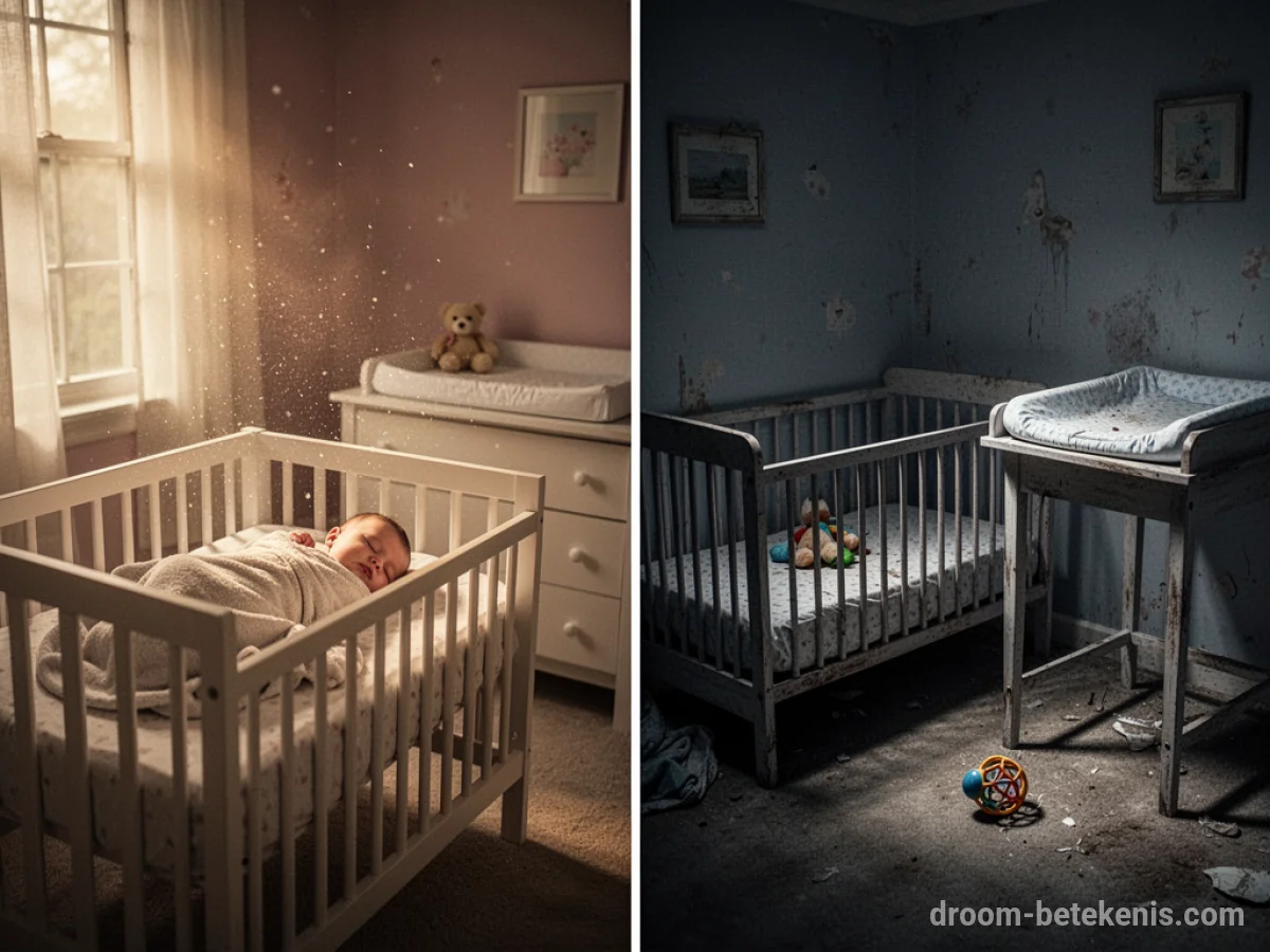 Gedetailleerde droominterpretatie: Verschillende scenario's met Babykamer in de droom