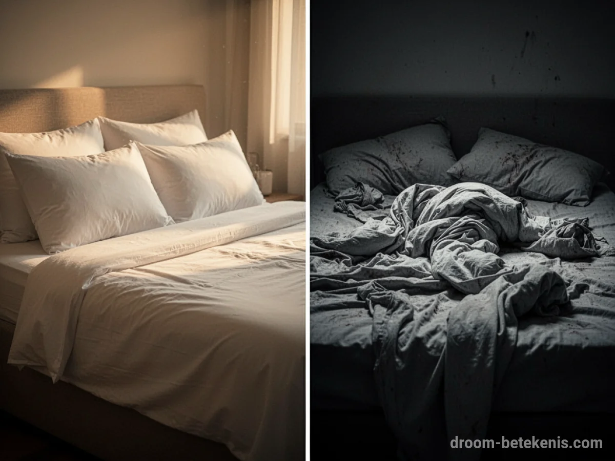 Gedetailleerde droominterpretatie: Verschillende scenario's met Bed in de droom