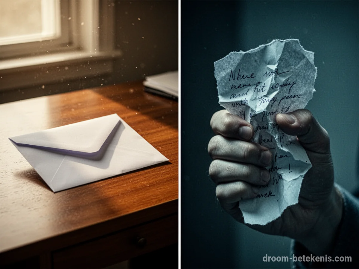 Gedetailleerde droominterpretatie: Verschillende scenario's met Bericht in de droom