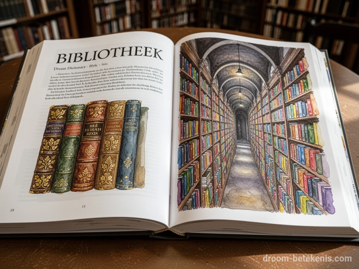 Algemene betekenis: het droomsymbool Bibliotheek - Archetypen en symboliek