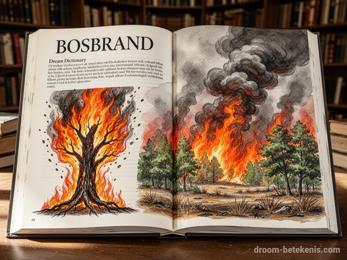 Algemene betekenis: het droomsymbool Bosbrand - Archetypen en symboliek