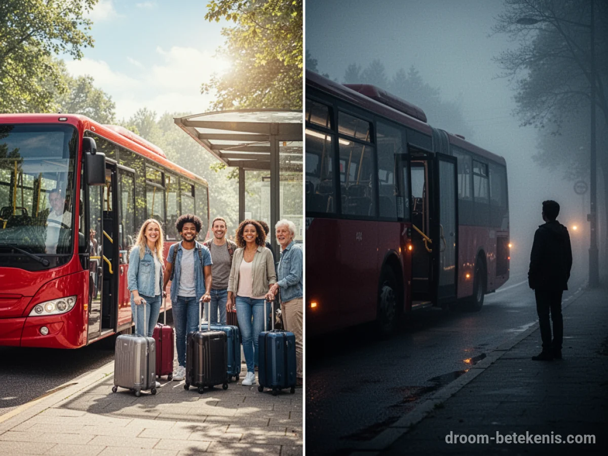 Gedetailleerde droominterpretatie: Verschillende scenario's met Bus in de droom