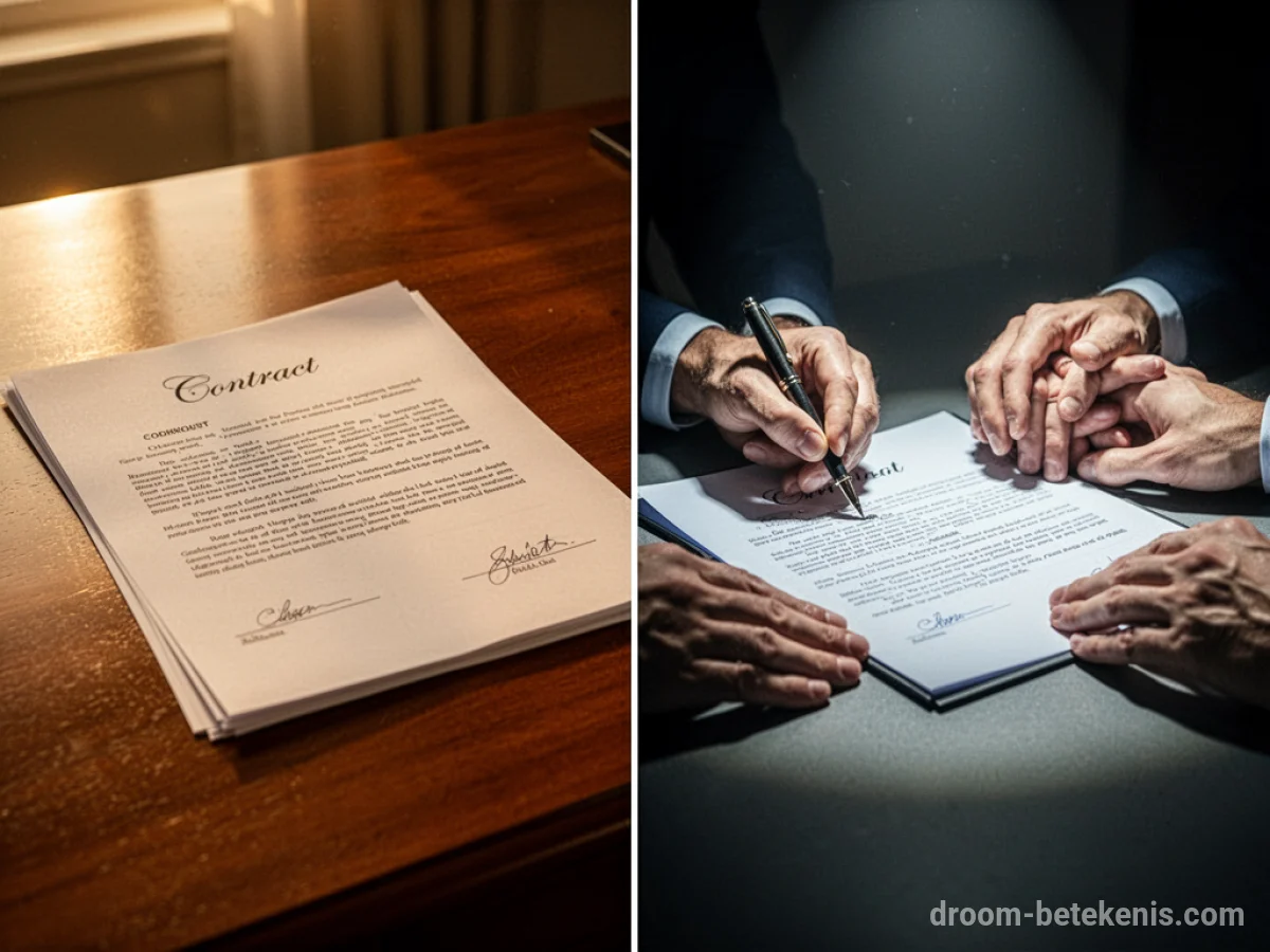Gedetailleerde droominterpretatie: Verschillende scenario's met Contract in de droom