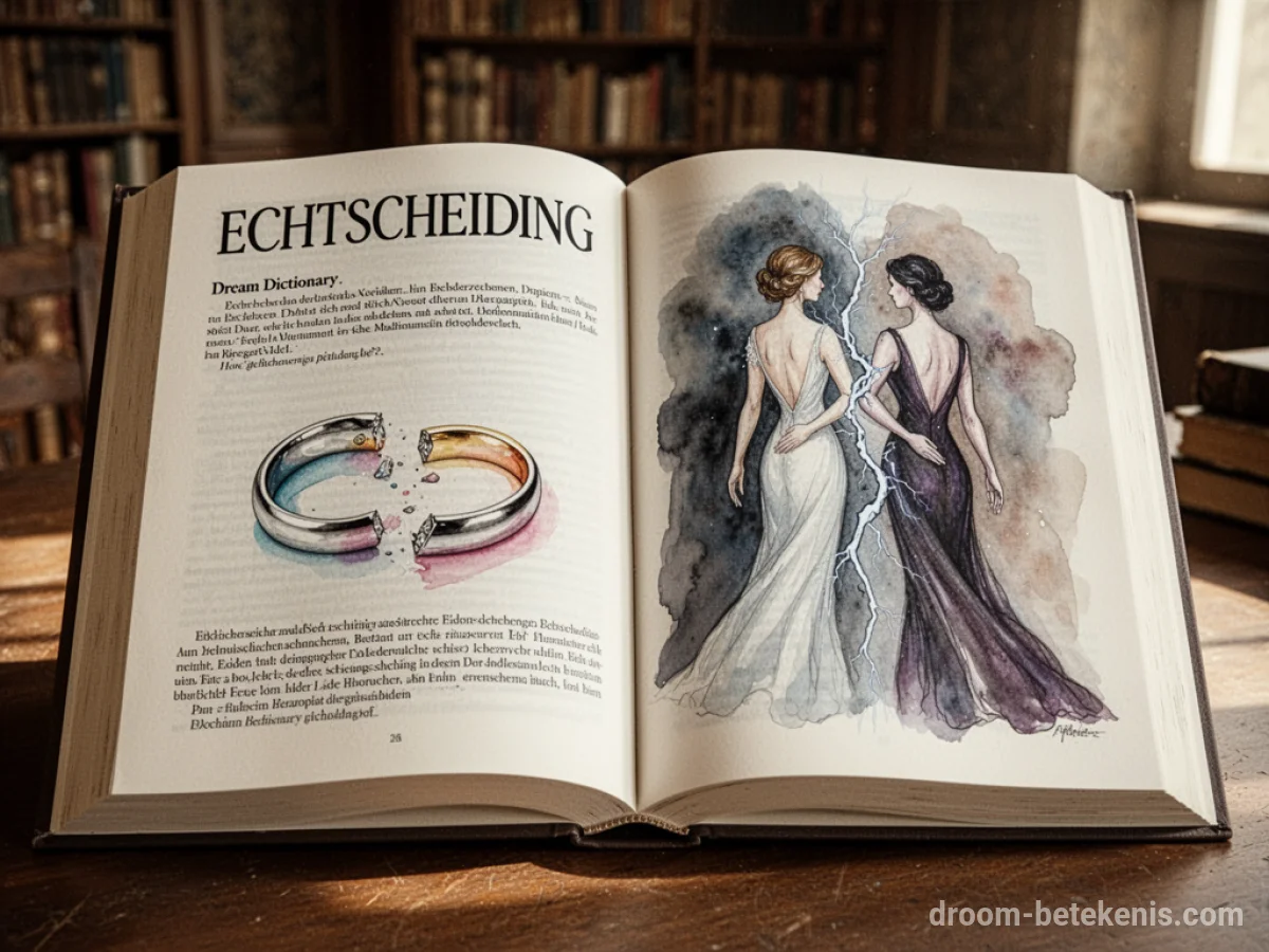 Algemene betekenis: het droomsymbool Echtscheiding - Archetypen en symboliek
