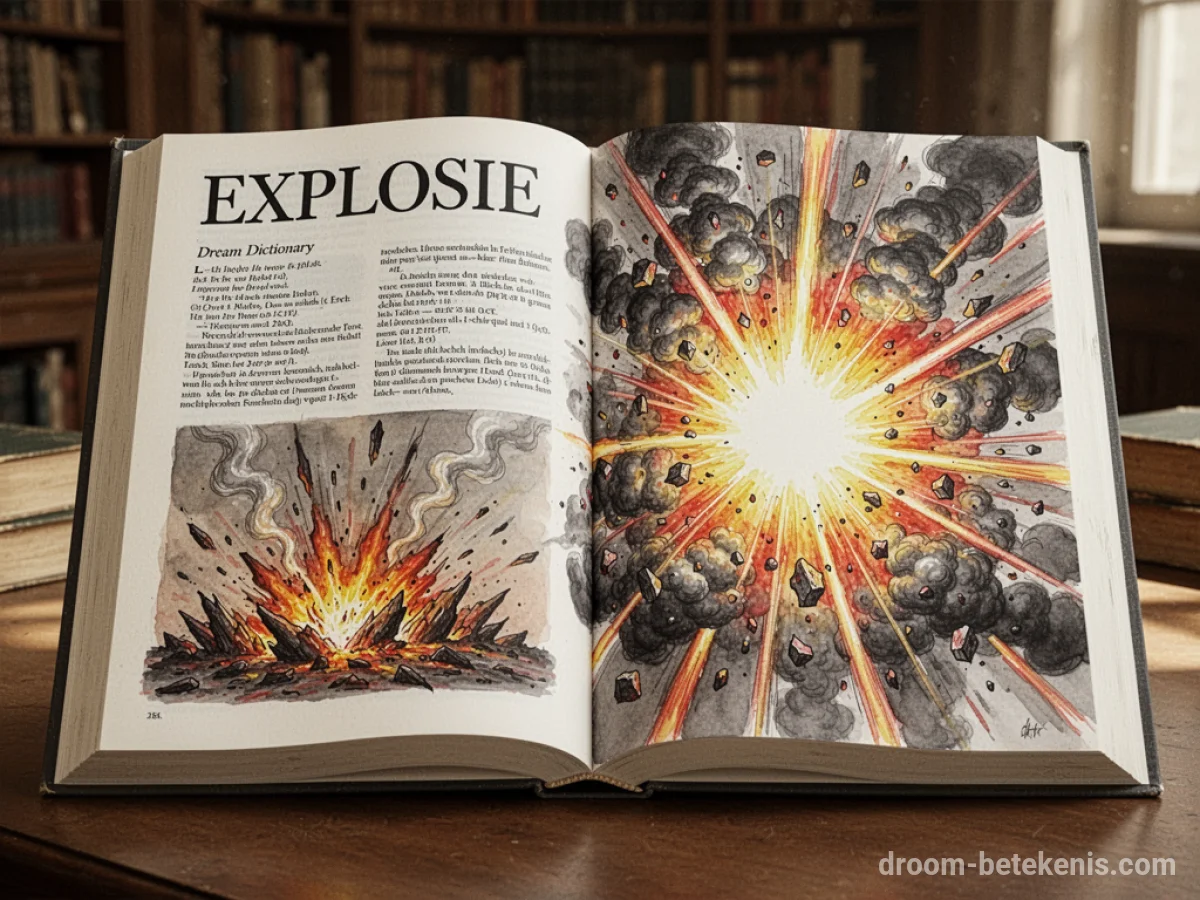 Algemene betekenis: het droomsymbool Explosie - Archetypen en symboliek