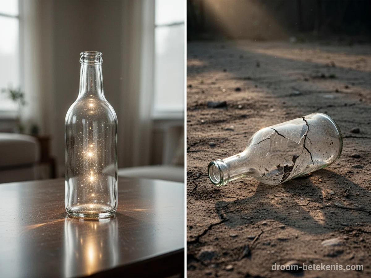 Gedetailleerde droominterpretatie: Verschillende scenario's met Fles in de droom