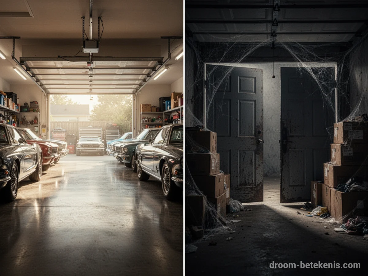 Gedetailleerde droominterpretatie: Verschillende scenario's met Garage in de droom