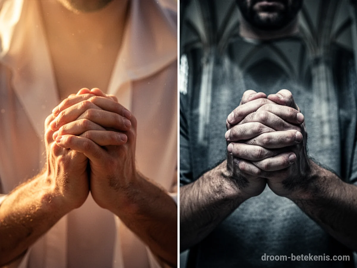 Gedetailleerde droominterpretatie: Verschillende scenario's met Gebed in de droom