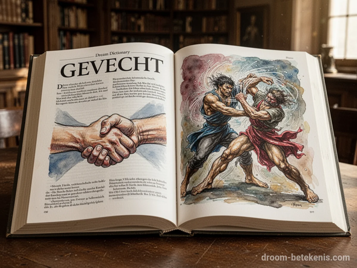 Algemene betekenis: het droomsymbool Gevecht - Archetypen en symboliek