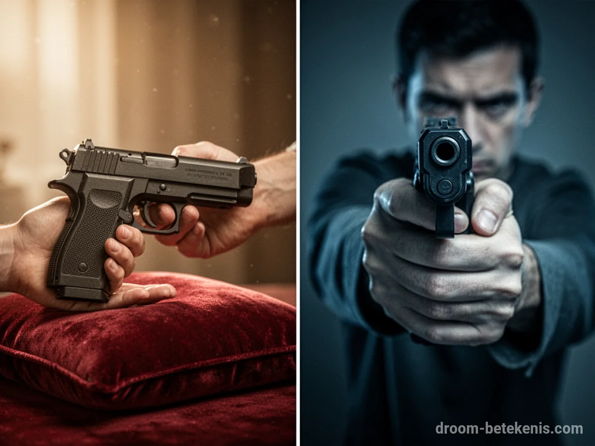 Gedetailleerde droominterpretatie: Verschillende scenario's met Geweer in de droom