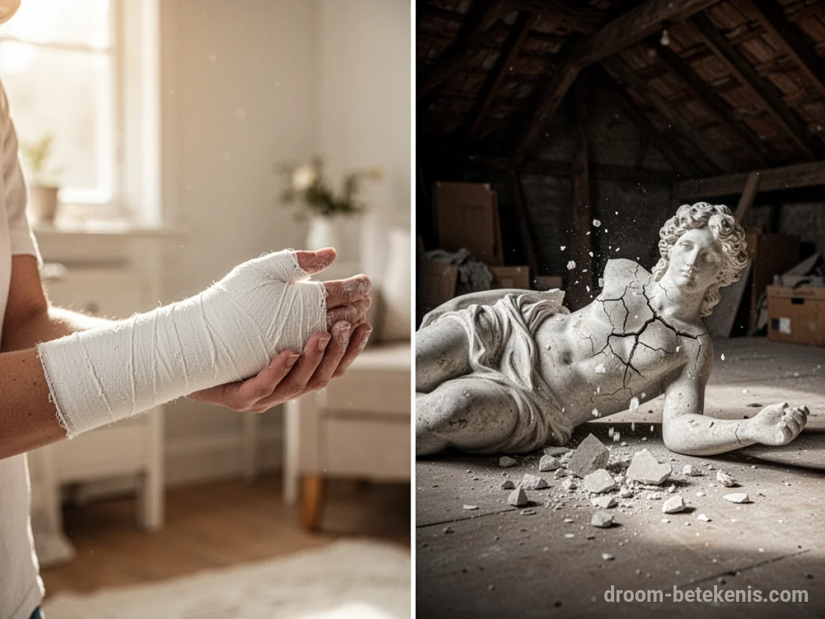 Gedetailleerde droominterpretatie: Verschillende scenario's met Gips in de droom