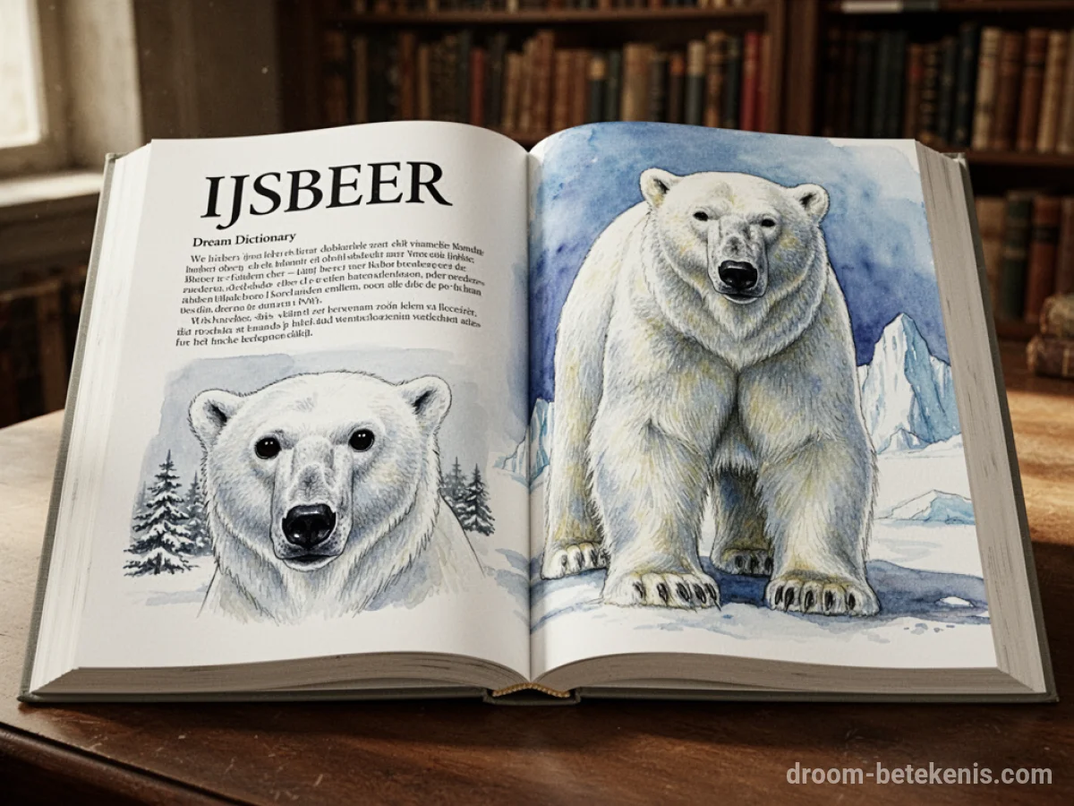 Algemene betekenis: het droomsymbool IJsbeer - Archetypen en symboliek