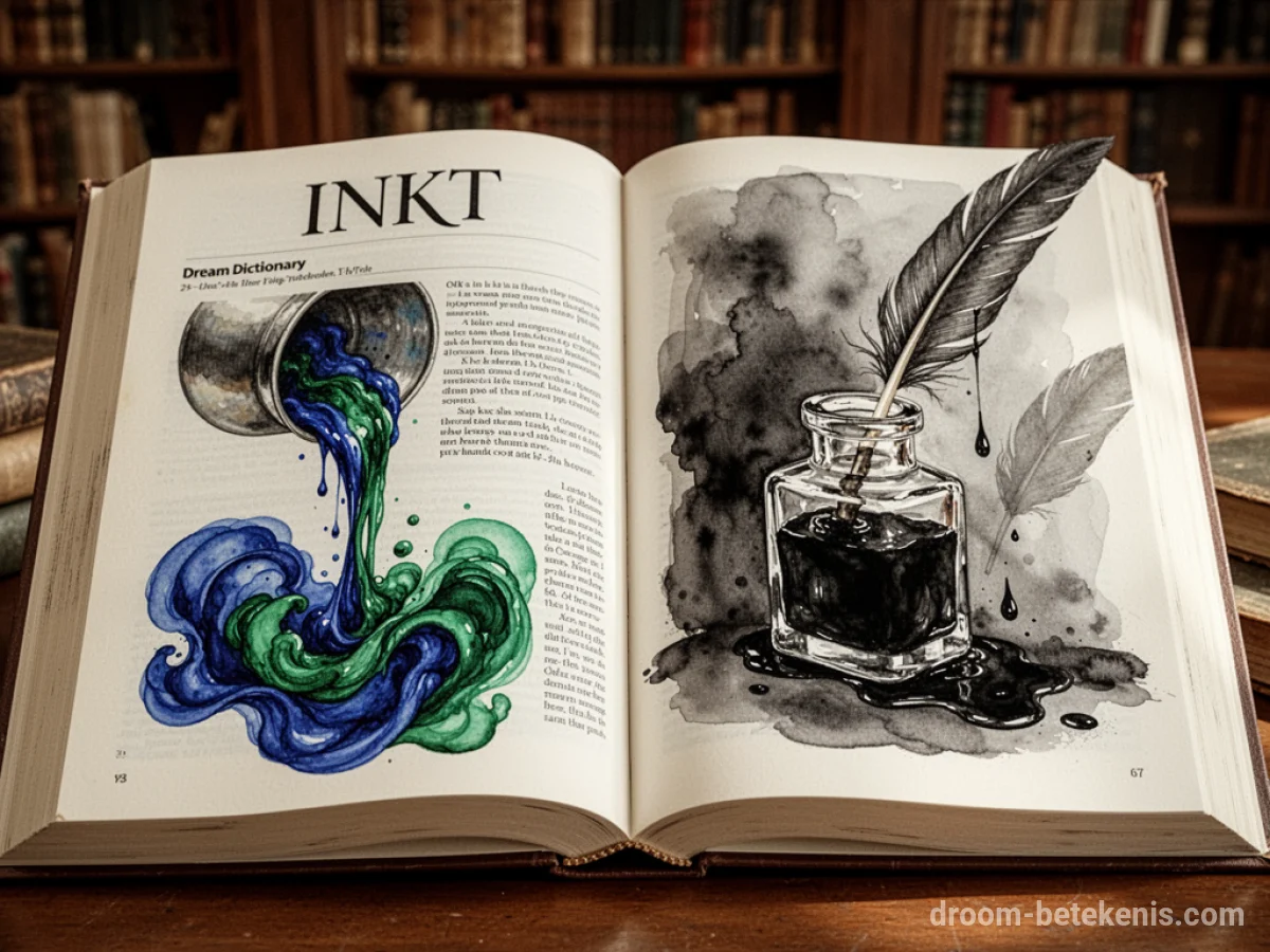 Algemene betekenis: het droomsymbool Inkt - Archetypen en symboliek