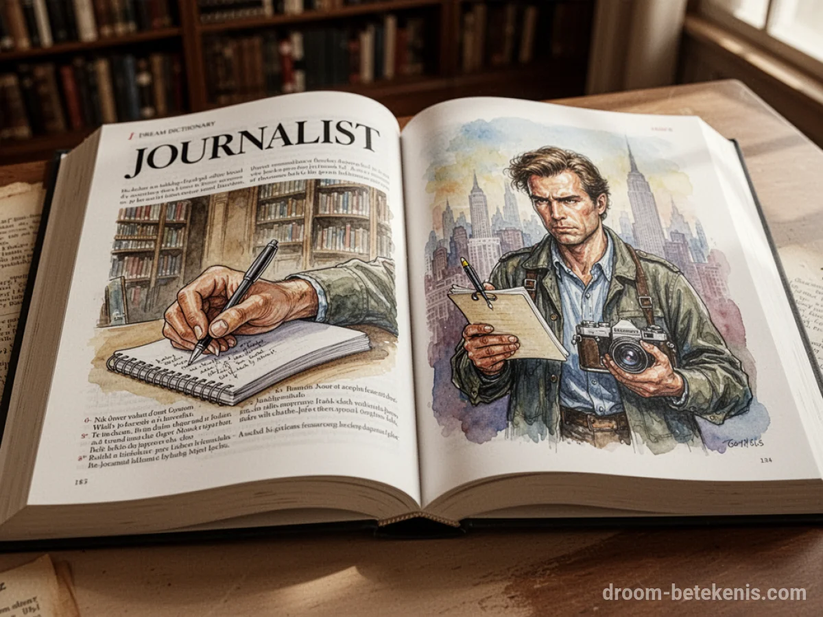 Algemene betekenis: het droomsymbool Journalist - Archetypen en symboliek