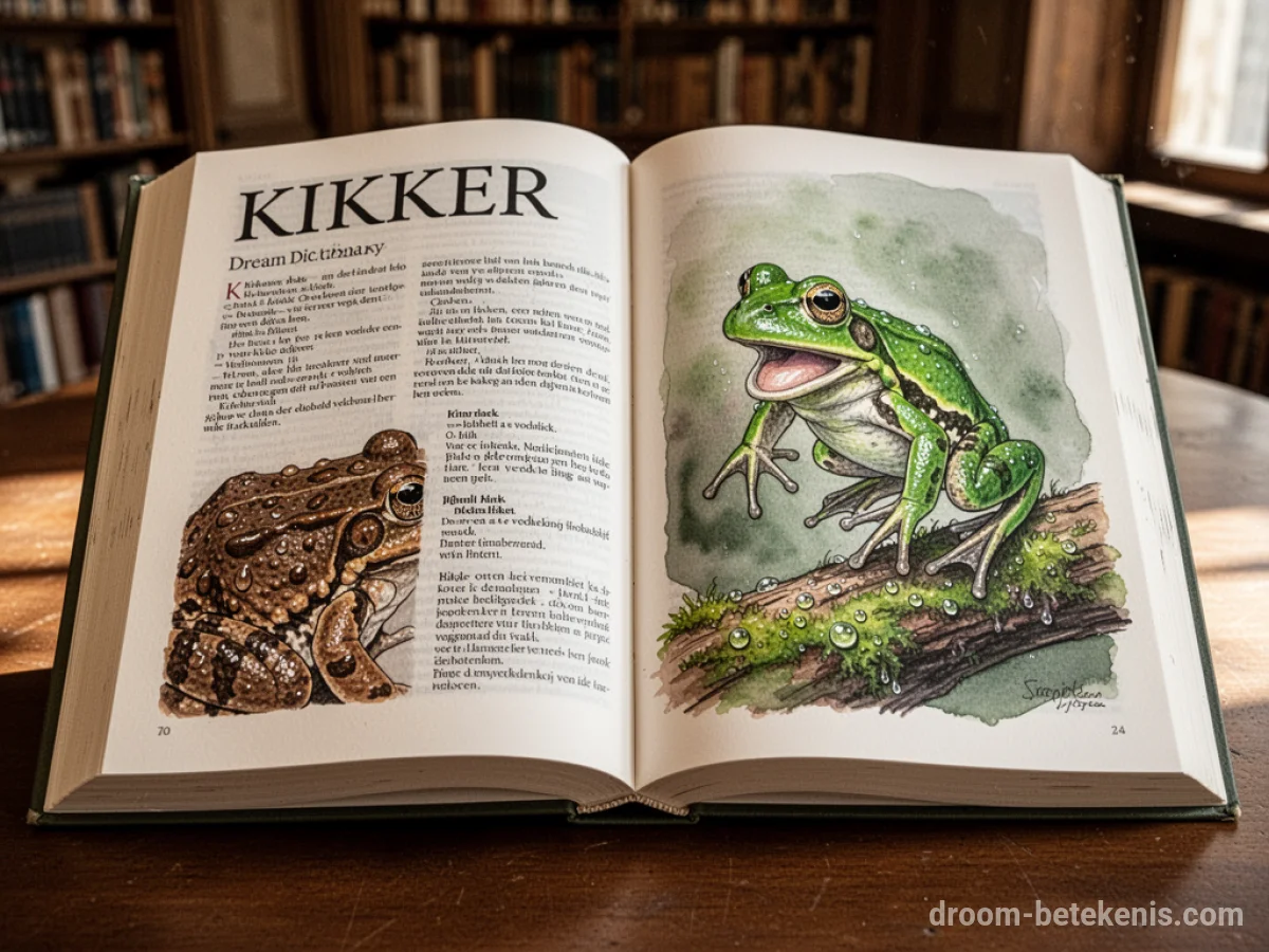 Algemene betekenis: het droomsymbool Kikker - Archetypen en symboliek
