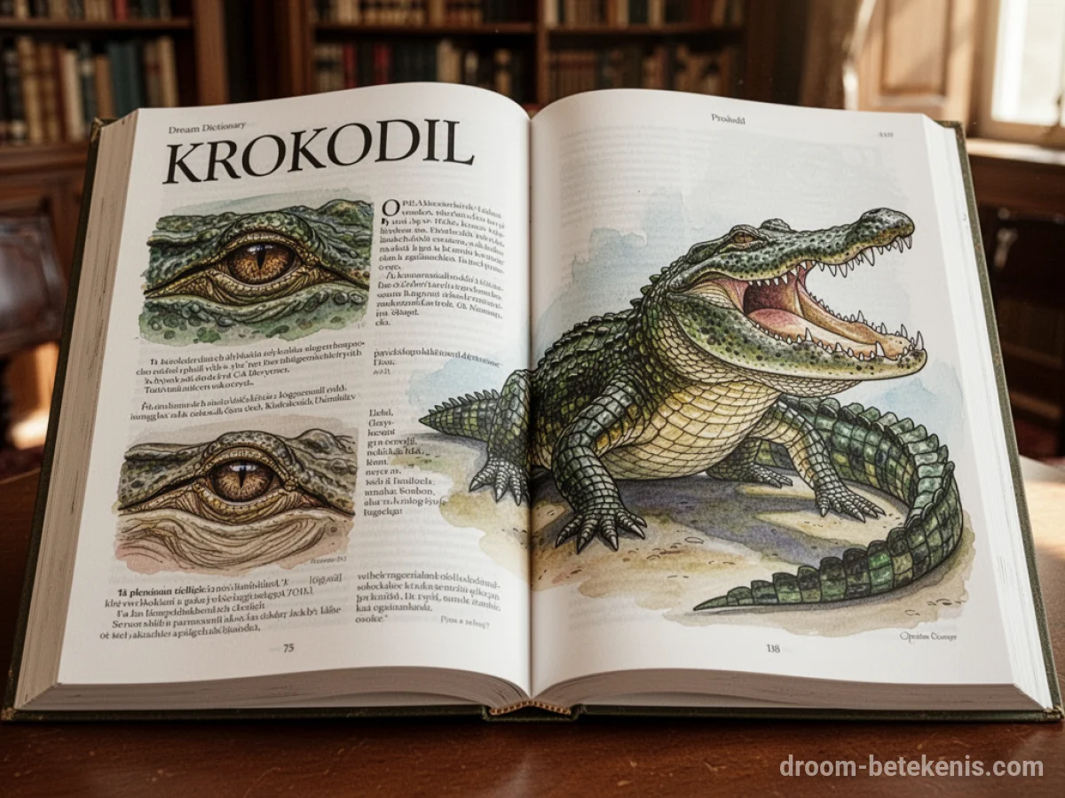 Algemene betekenis: het droomsymbool Krokodil - Archetypen en symboliek
