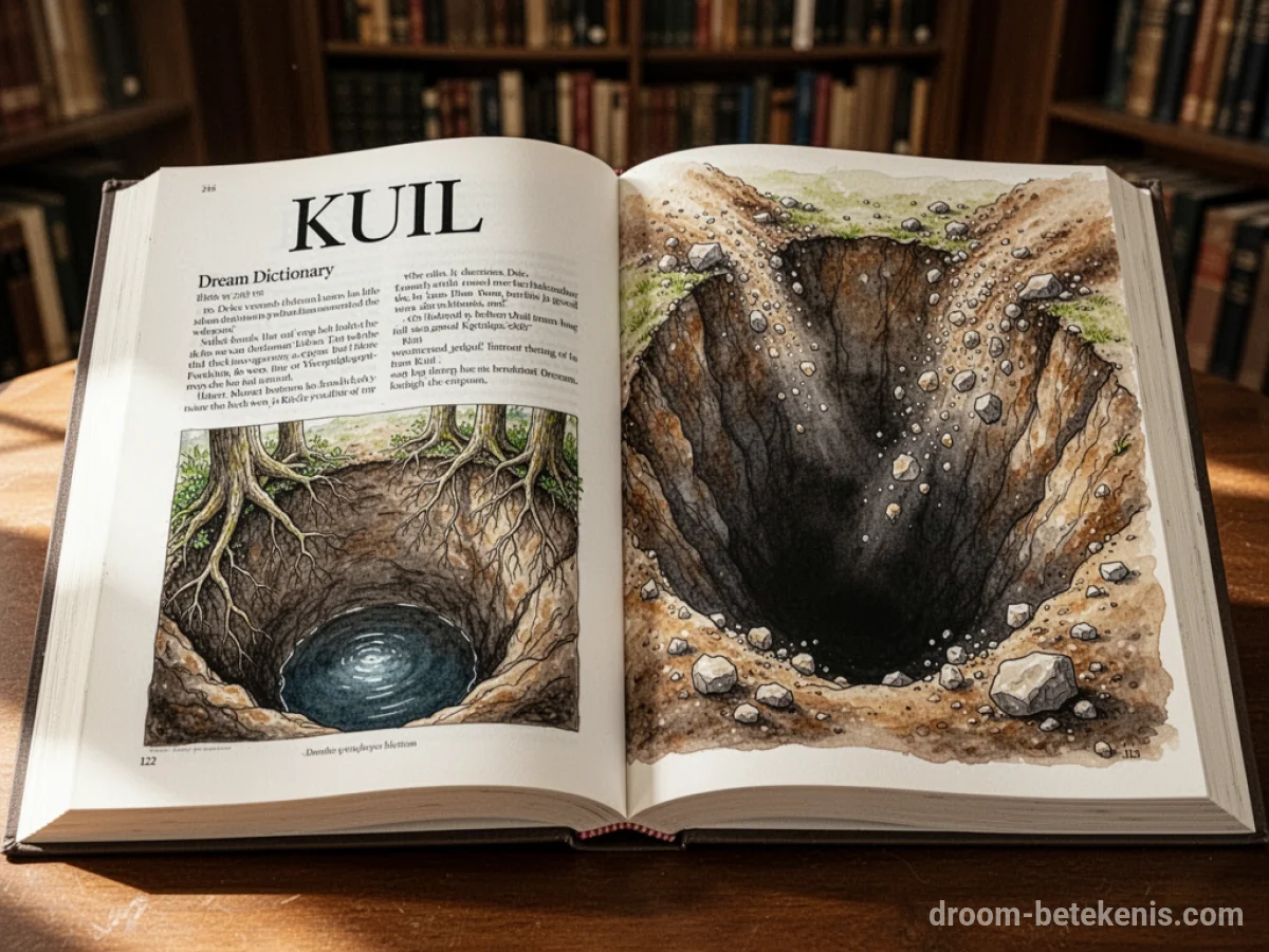 Algemene betekenis: het droomsymbool Kuil - Archetypen en symboliek