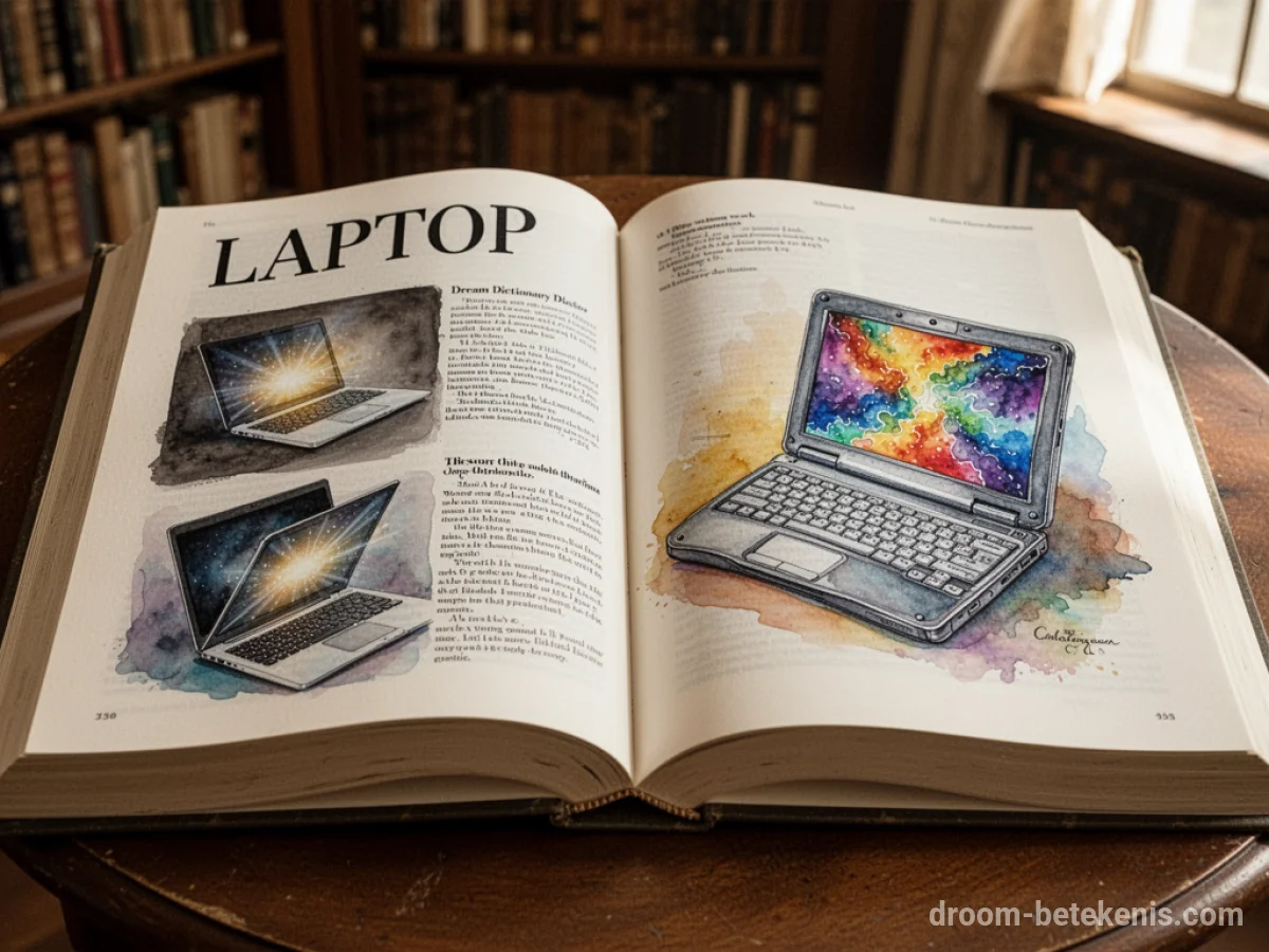 Algemene betekenis: het droomsymbool Laptop - Archetypen en symboliek