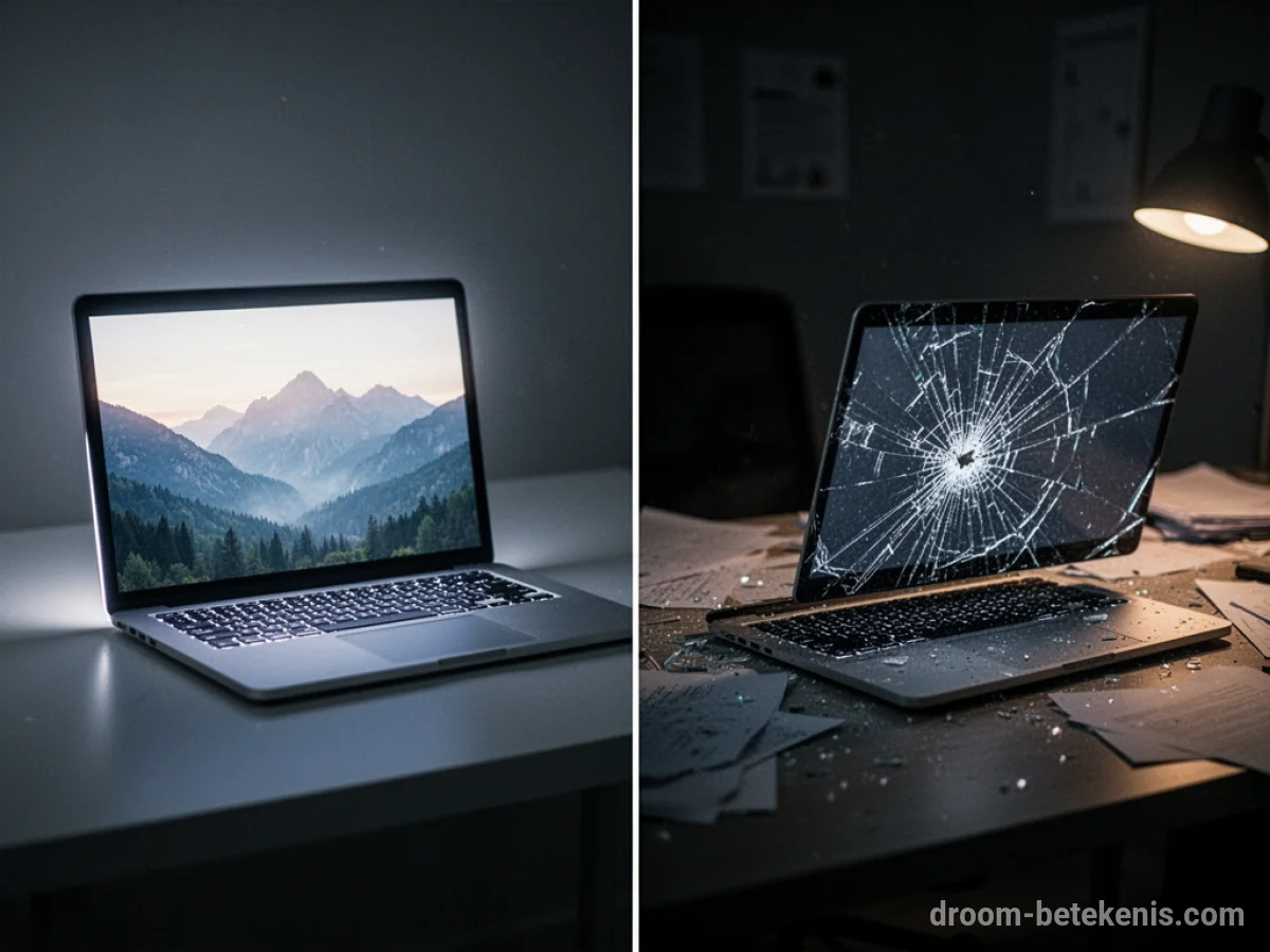 Gedetailleerde droominterpretatie: Verschillende scenario's met Laptop in de droom