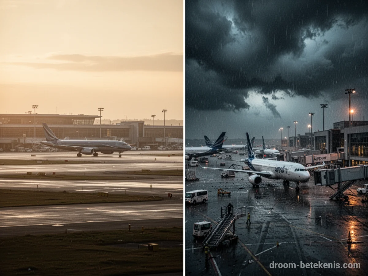 Gedetailleerde droominterpretatie: Verschillende scenario's met Luchthaven in de droom