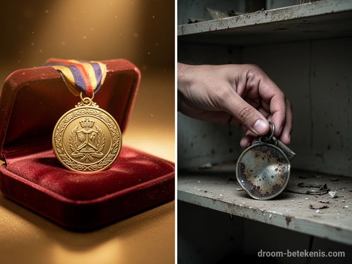 Gedetailleerde droominterpretatie: Verschillende scenario's met Medaille in de droom