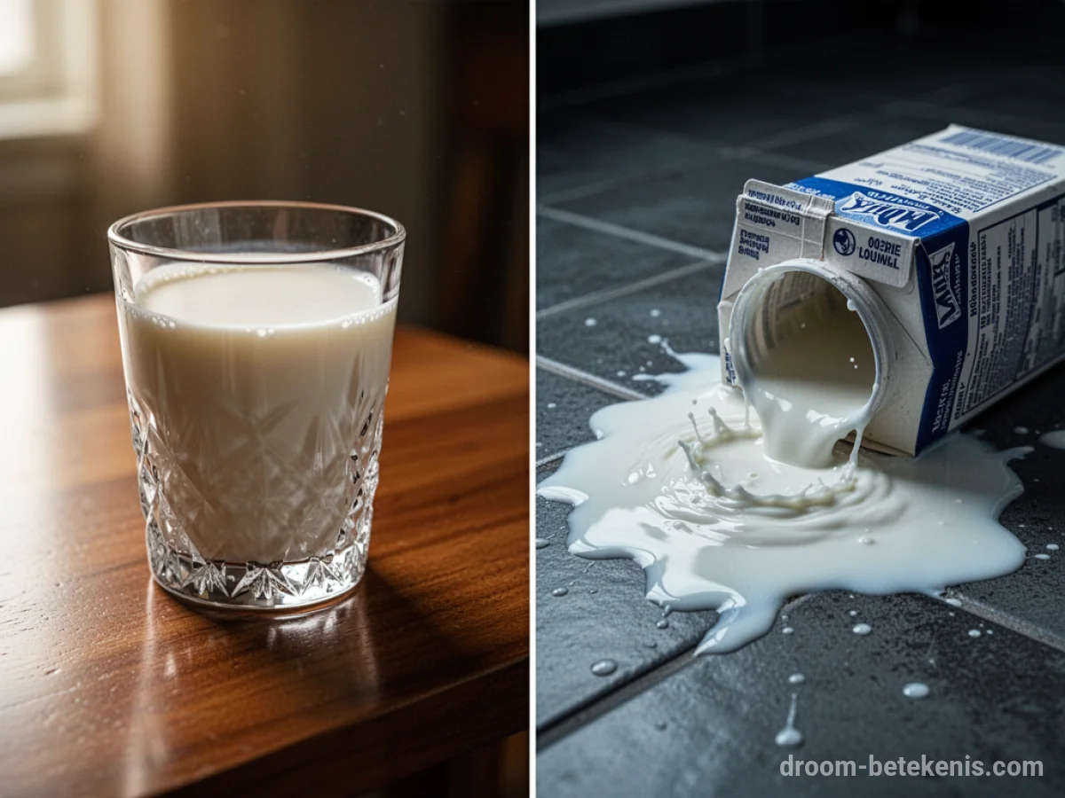 Gedetailleerde droominterpretatie: Verschillende scenario's met Melk in de droom