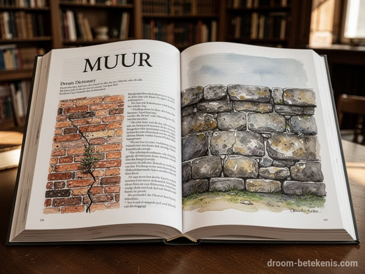 Algemene betekenis: het droomsymbool Muur - Archetypen en symboliek