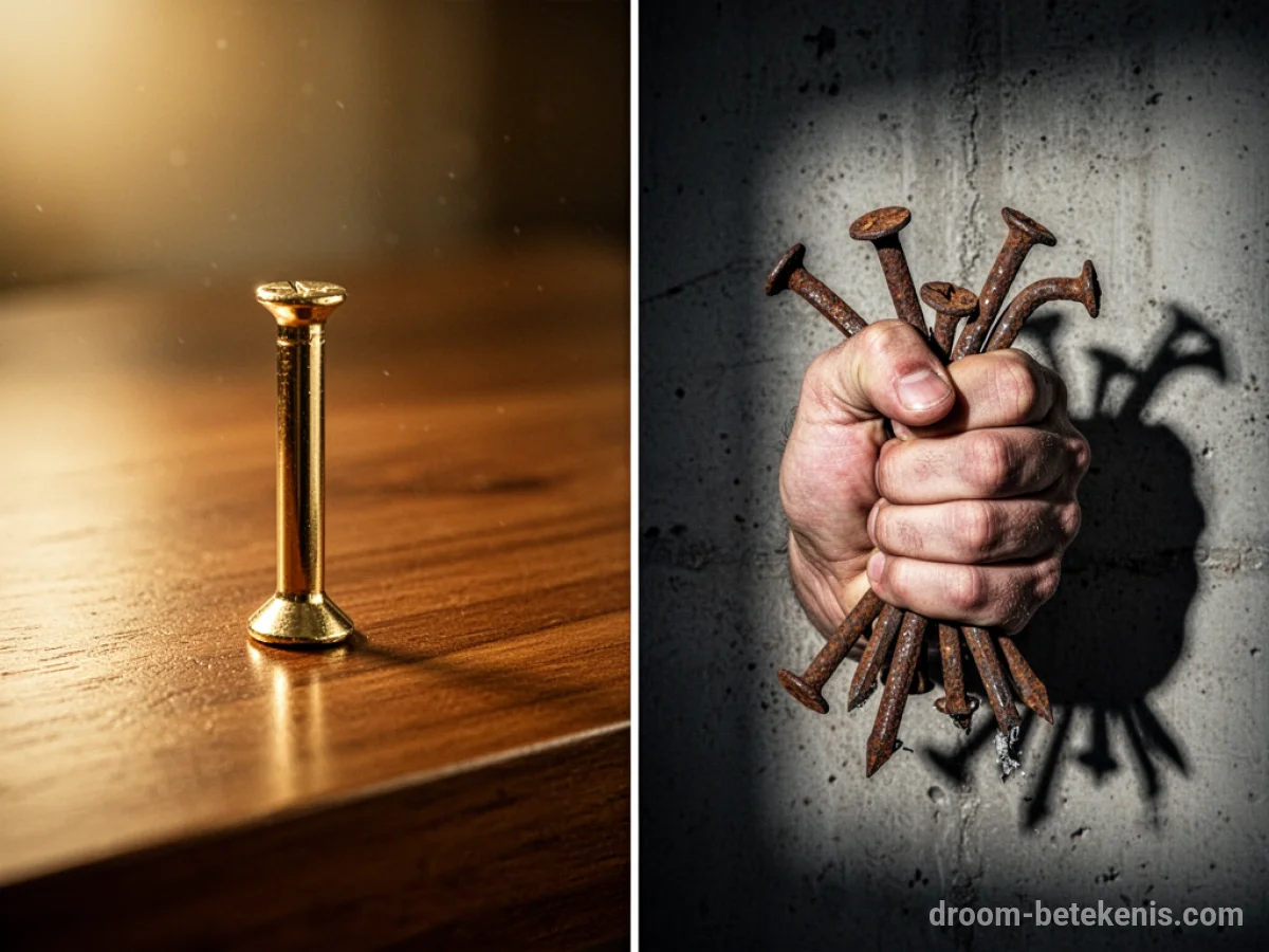 Gedetailleerde droominterpretatie: Verschillende scenario's met Nagel in de droom