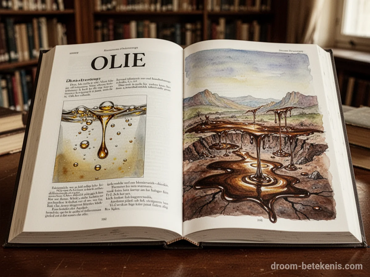 Algemene betekenis: het droomsymbool Olie - Archetypen en symboliek