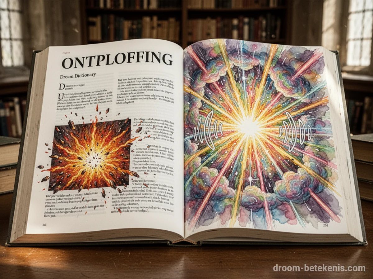 Algemene betekenis: het droomsymbool Ontploffing - Archetypen en symboliek