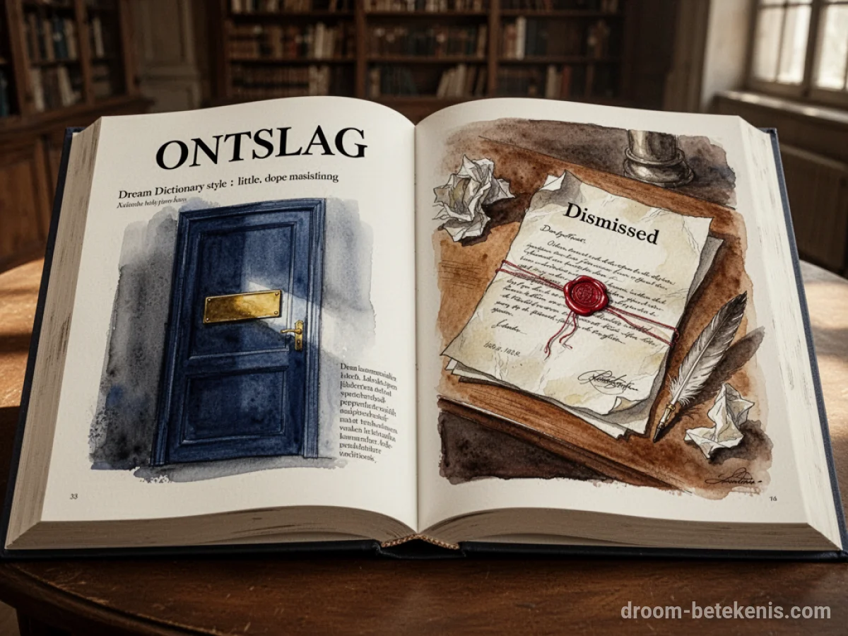 Algemene betekenis: het droomsymbool Ontslag - Archetypen en symboliek