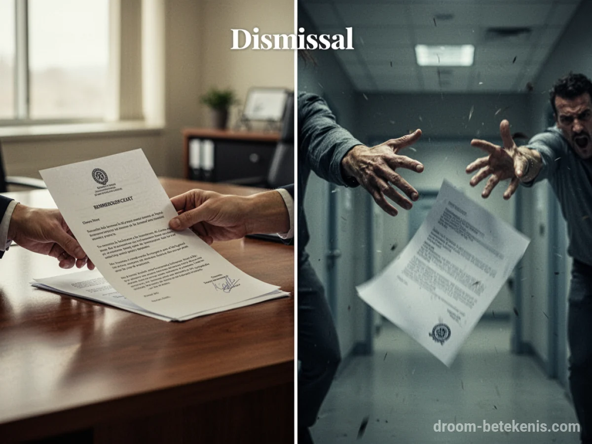 Gedetailleerde droominterpretatie: Verschillende scenario's met Ontslag in de droom