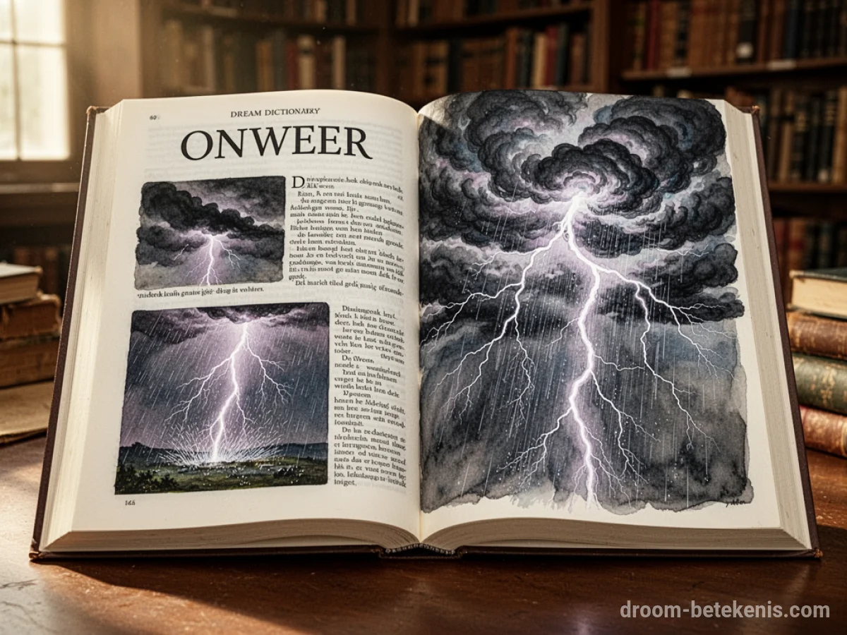 Algemene betekenis: het droomsymbool Onweer - Archetypen en symboliek