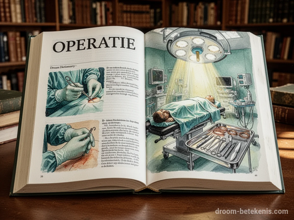 Algemene betekenis: het droomsymbool Operatie - Archetypen en symboliek