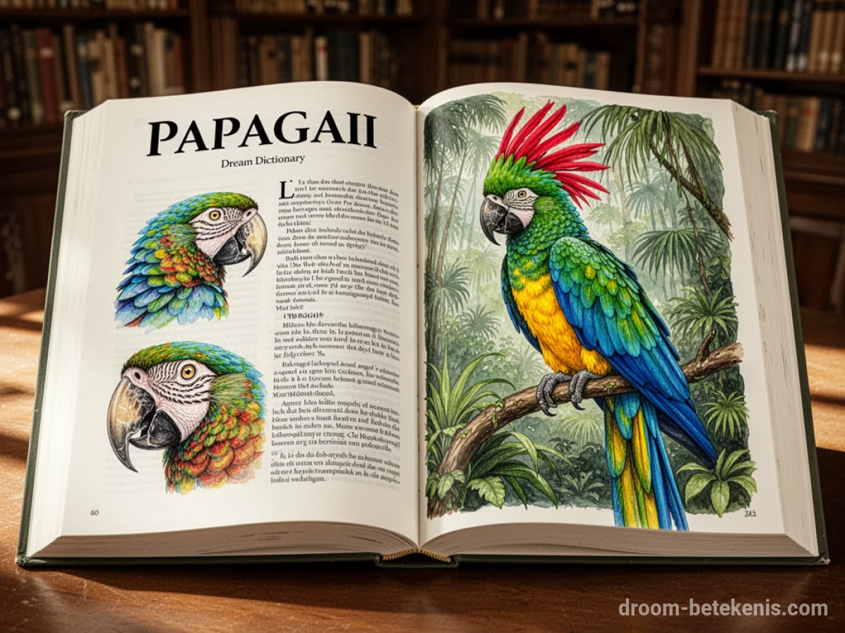 Algemene betekenis: het droomsymbool Papagaai - Archetypen en symboliek