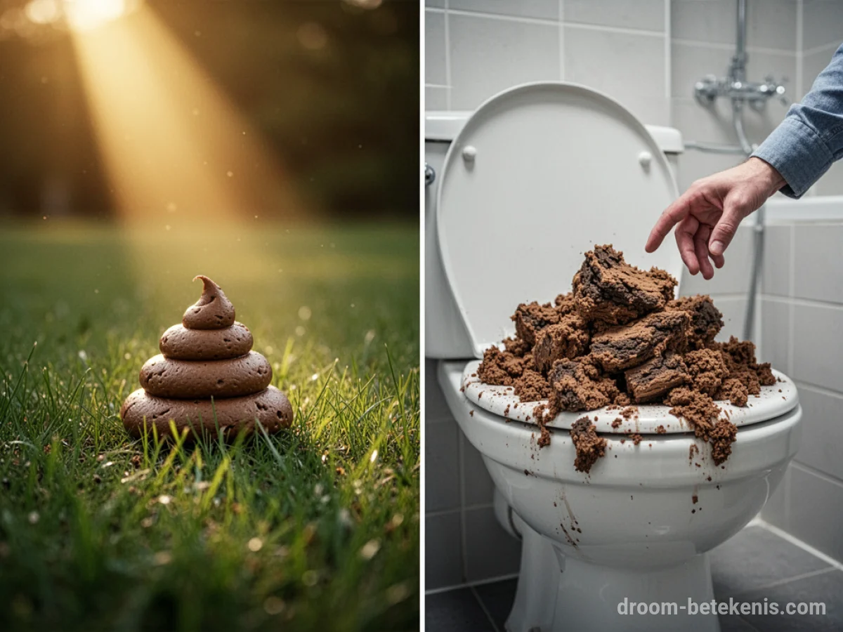 Gedetailleerde droominterpretatie: Verschillende scenario's met Poep in de droom
