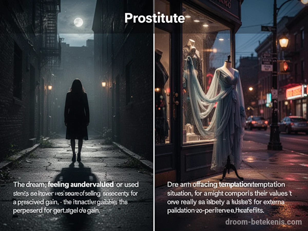 Gedetailleerde droominterpretatie: Verschillende scenario's met Prostituee in de droom