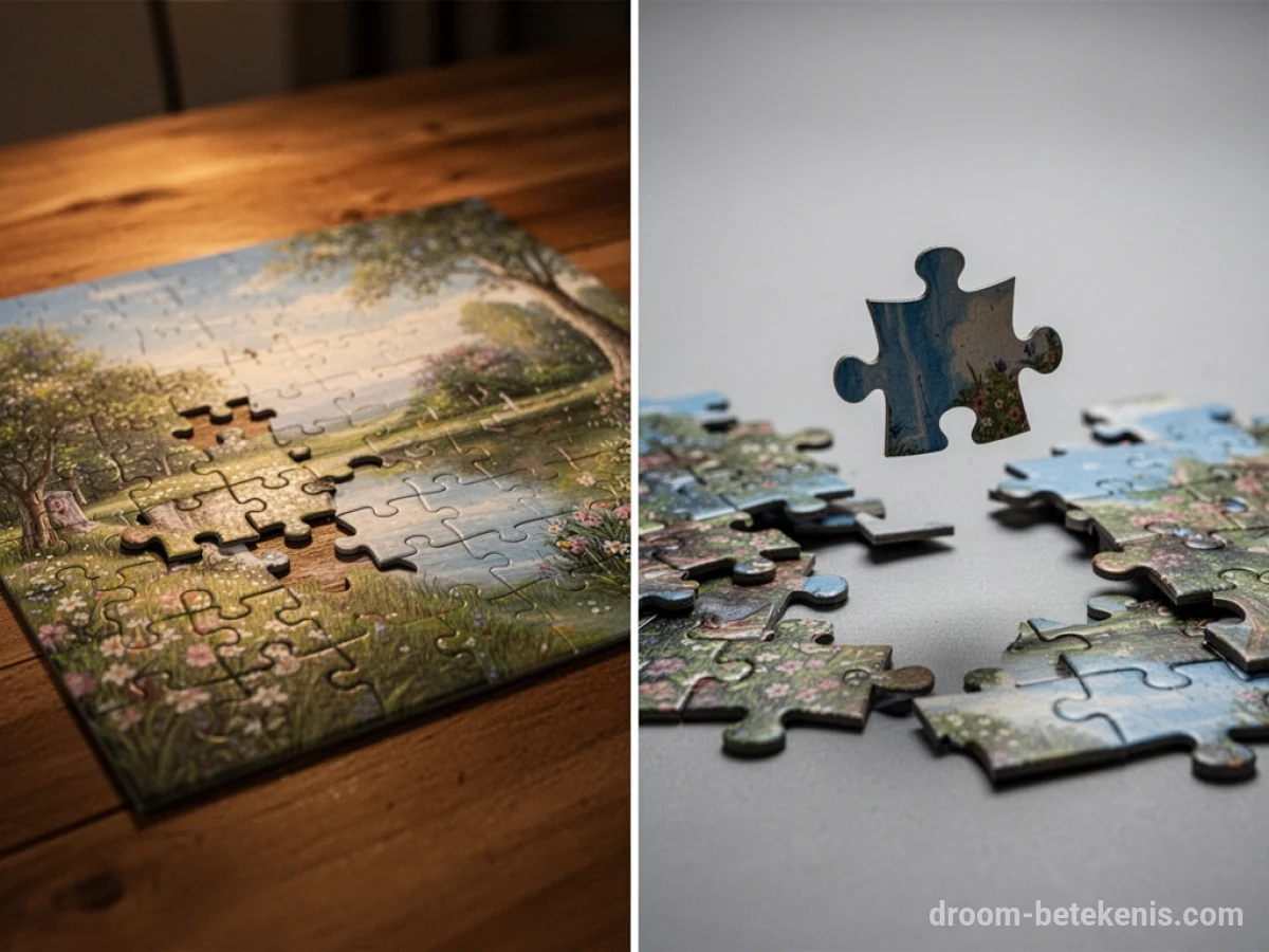 Gedetailleerde droominterpretatie: Verschillende scenario's met Puzzel in de droom