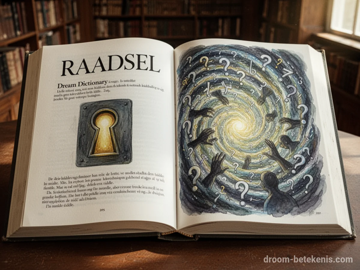 Algemene betekenis: het droomsymbool Raadsel - Archetypen en symboliek