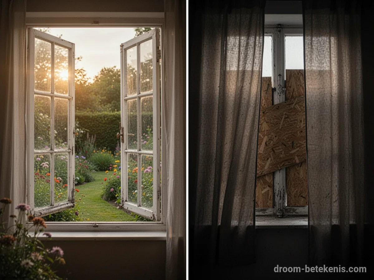 Gedetailleerde droominterpretatie: Verschillende scenario's met Raam in de droom