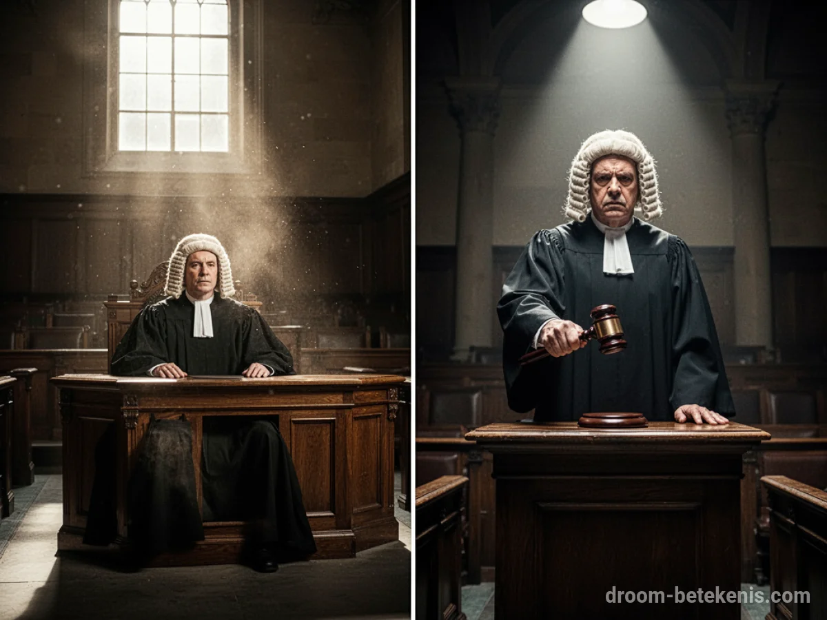 Gedetailleerde droominterpretatie: Verschillende scenario's met Rechter in de droom