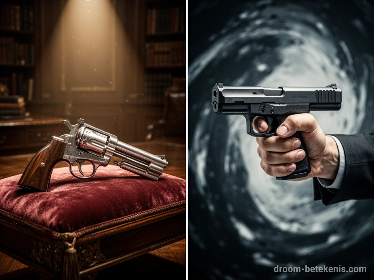 Gedetailleerde droominterpretatie: Verschillende scenario's met Revolver in de droom
