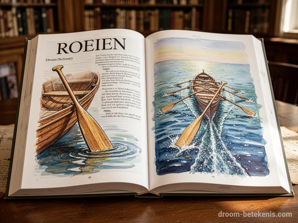 Algemene betekenis: het droomsymbool Roeien - Archetypen en symboliek