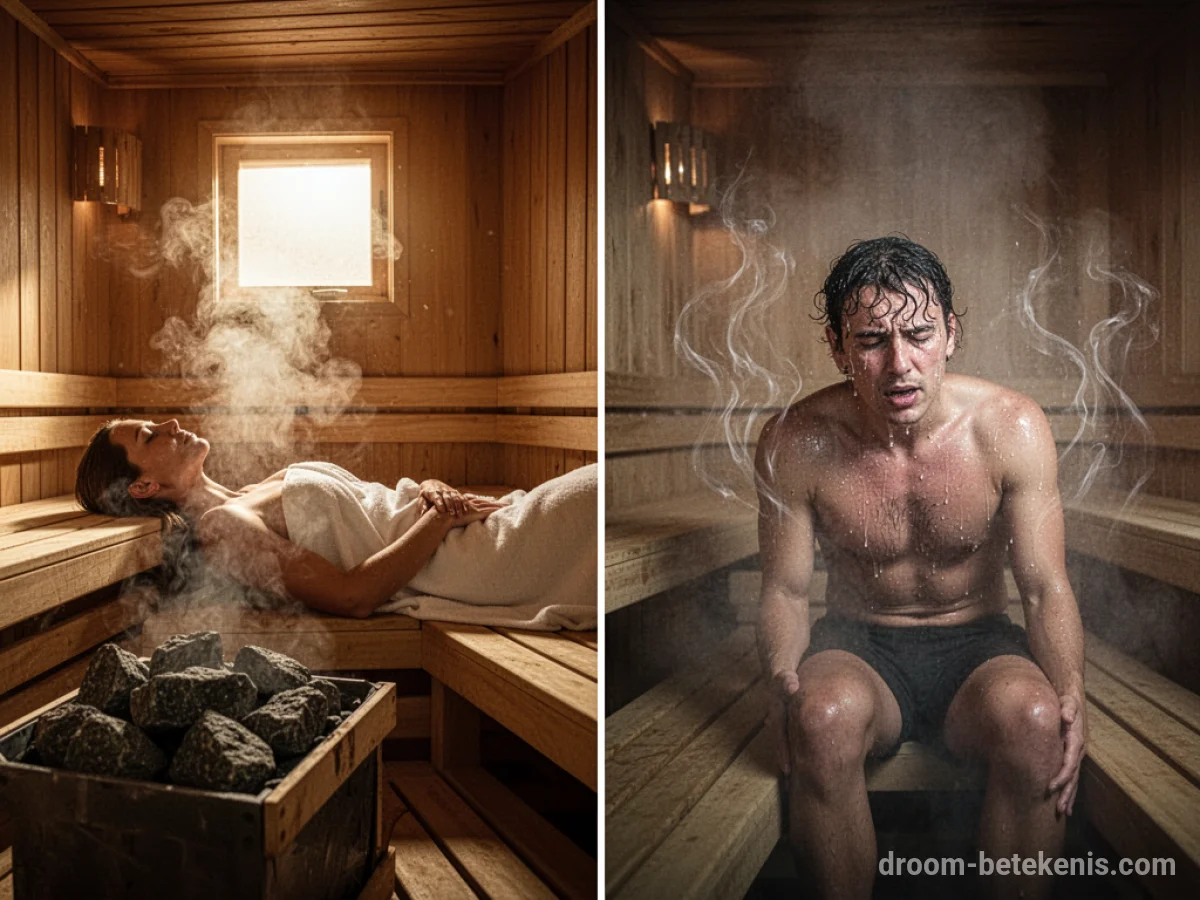 Gedetailleerde droominterpretatie: Verschillende scenario's met Sauna in de droom