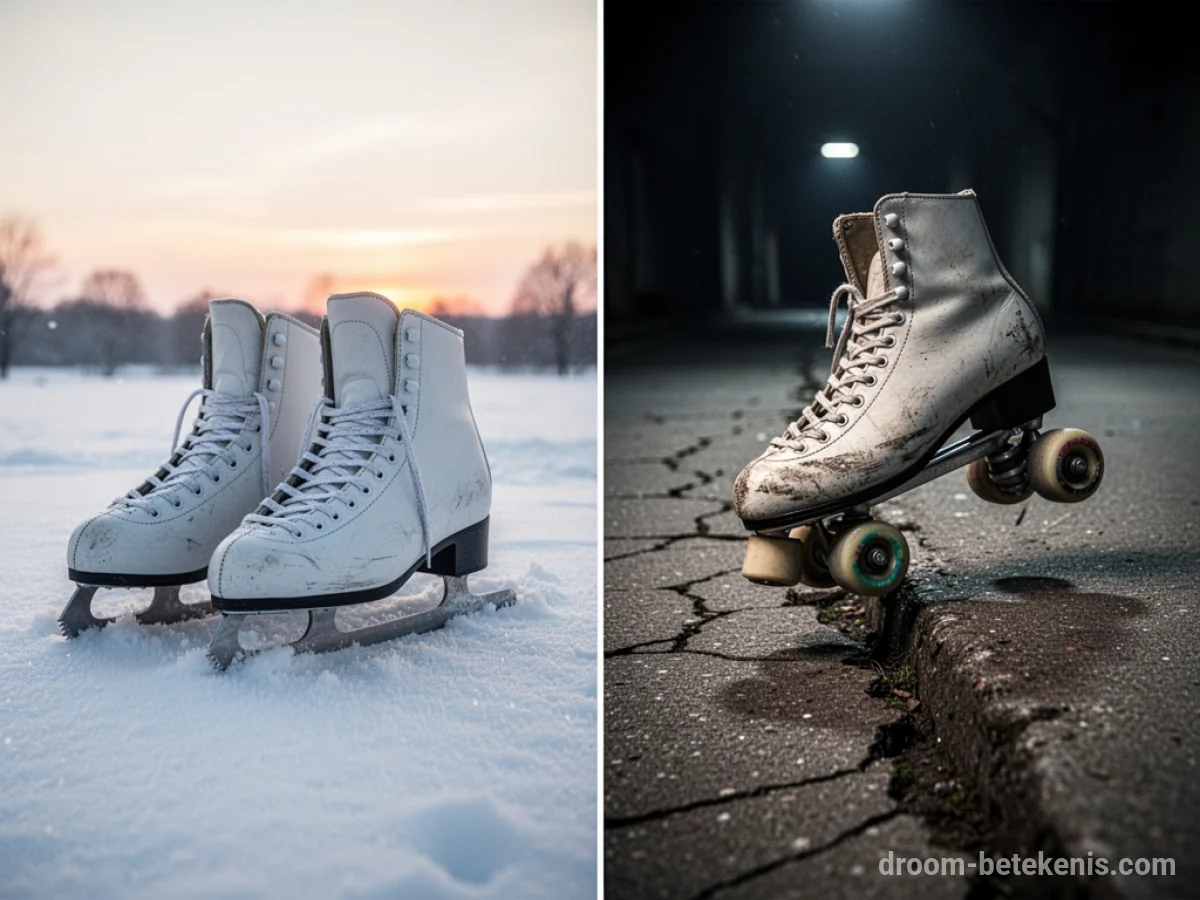 Gedetailleerde droominterpretatie: Verschillende scenario's met Schaatsen in de droom