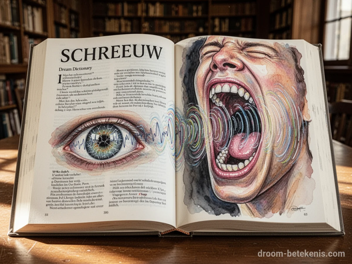 Algemene betekenis: het droomsymbool Schreeuw - Archetypen en symboliek