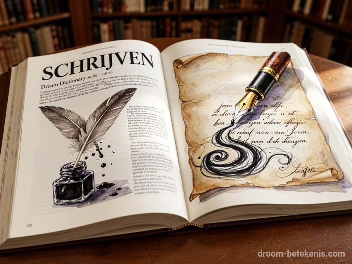 Algemene betekenis: het droomsymbool Schrijven - Archetypen en symboliek
