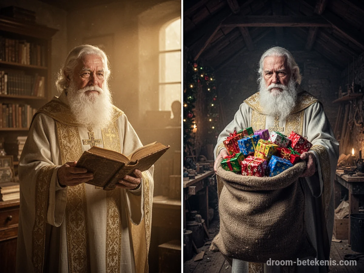Gedetailleerde droominterpretatie: Verschillende scenario's met Sinterklaas in de droom
