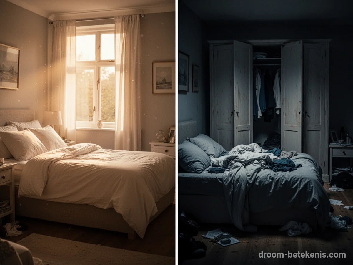 Gedetailleerde droominterpretatie: Verschillende scenario's met Slaapkamer in de droom