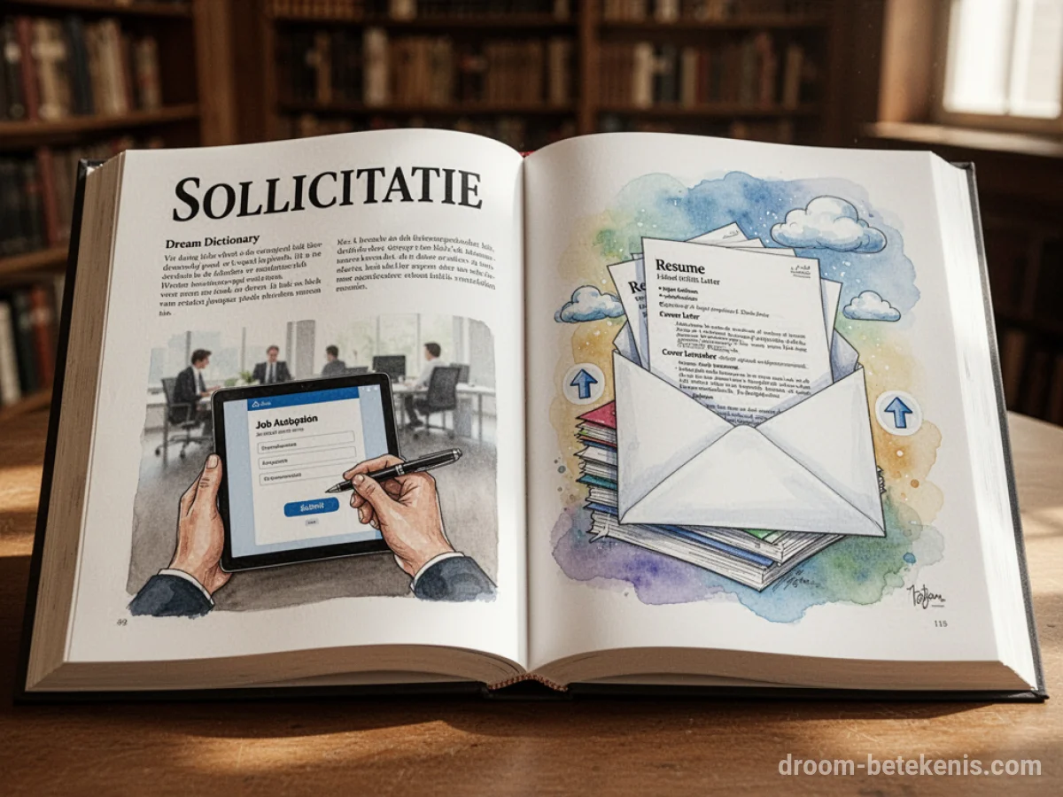 Algemene betekenis: het droomsymbool Sollicitatie - Archetypen en symboliek